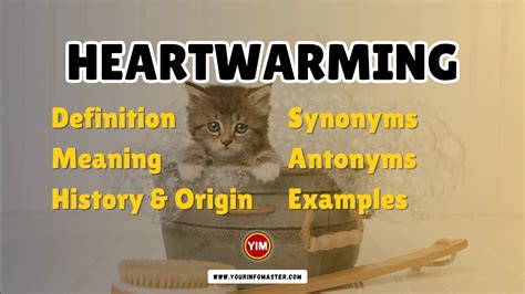 heartwarming synonym|heartwarming synonym for movie.